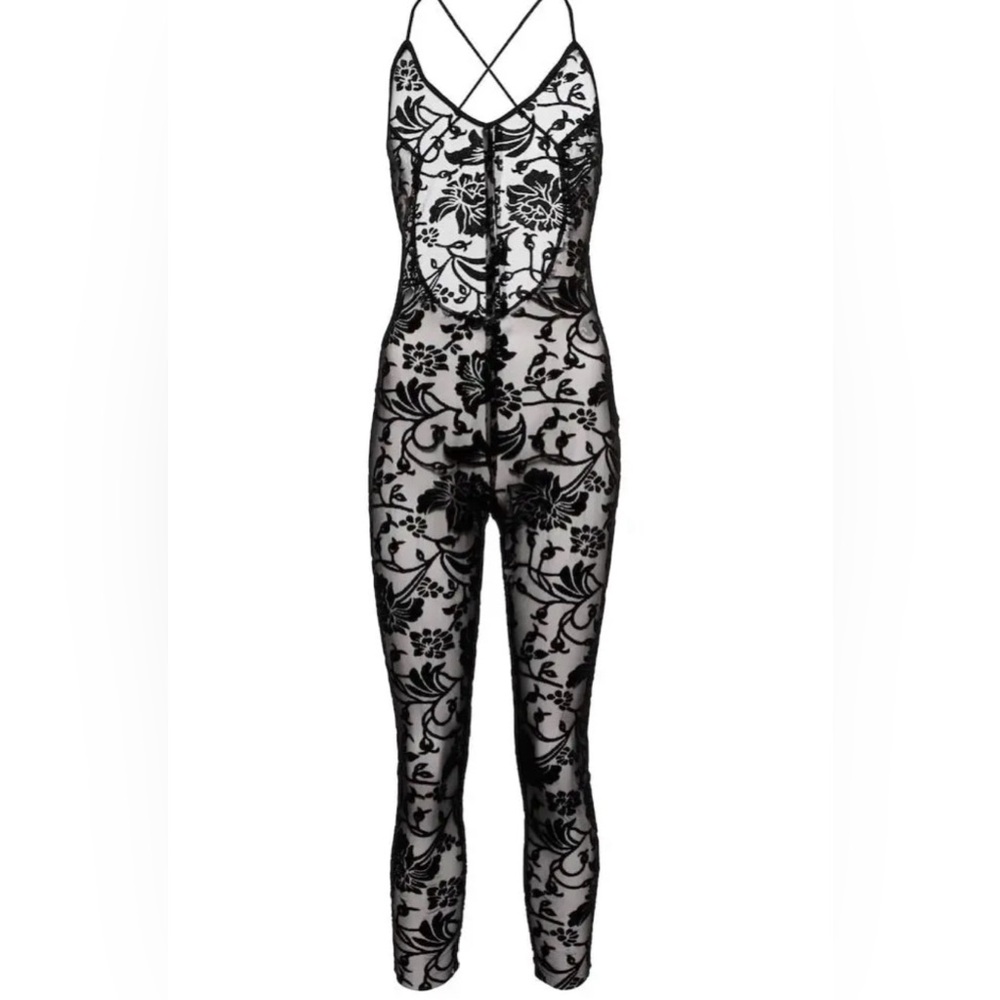Black Lace Jumpsuit